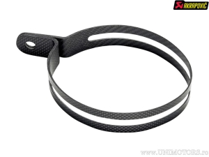 Auspuffrohrklemme - Modell: CAP3X - Material: Kohlefaser - Akrapovič