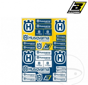 Autocolant logo - SPONSOR HUSQVARNA 50x35 cm - JM