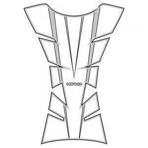 Autocolant rezervor moto Sheer Arrow (Silver) - Oxford