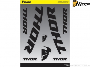 Autocolante bicicleta (2 Pack) - (alb / negru) - Thor