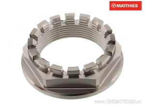 Axle nut M38 x 1.50 mm silver titanium - JM