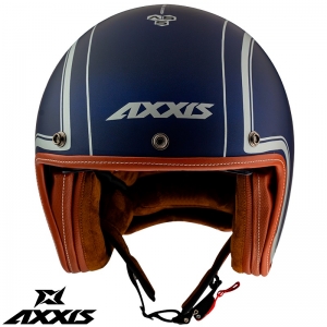 Axxis model Hornet SV Royal A7 matte blue helmet (integrated sun visor) - Matte blue, S (55/56cm)