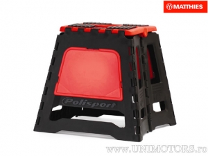 Béquille centrale Off Road noir/rouge - JM