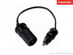 BA14 MALE DIN - CIG SOCKET Adapter with 145mm cable - JM