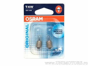 BA9S 12V 4W Blister Set 2 Pezzi - Osram