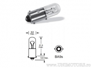 BA9S 12V 4W Blister Set 2 Pezzi - Osram
