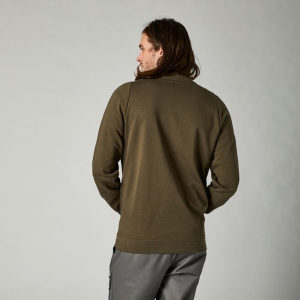 BACKLASH DWR CREW FLEECE [FAT GRN]: Size - M