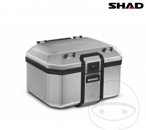 Bagageiro de caixa (topcase) - 48 litros - alumínio - Modelo Shad Terra TR48 - JM