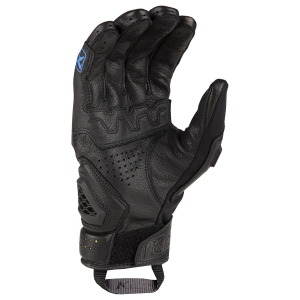 Baja S4 Glove Black - Kinetik Blue: Mărime - 2XL