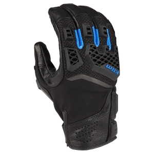 Baja S4 Glove Black - Kinetik Blue: Mărime - L