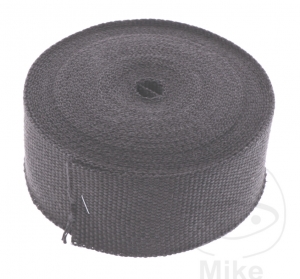 Banda Térmica de Protección de Escape Negro 50 mm x 10 Metros - JM