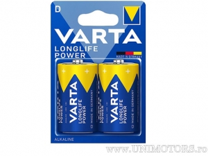 Batería D Alkaline Longlife Power 1.5V blister set 2 piezas - Varta