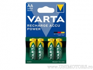 Batería recargable AA ACCU Power 1.2V 2600mAh blister set 4 piezas - Varta