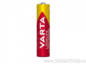 Batteria AA Alkaline Longlife Max Power 1,5V blister set da 4 pezzi - Varta