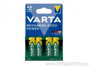 Batteria AA ricaricabile ACCU Power 1.2V 2100mAh blister 4 pezzi - Varta