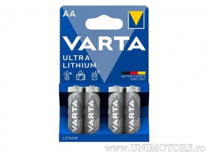Batteria AA Ultra Lithium 1.5V blister set da 4 pezzi - Varta