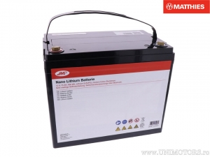 Batteria al litio con Bluetooth 12V 75Ah - JM