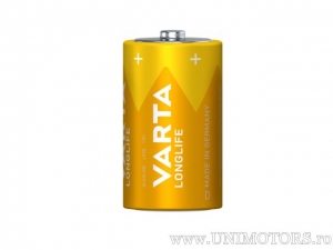 Batteria D Alkaline Longlife 1.5V blister set 2 pezzi - Varta