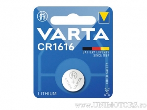 Batterie CR1616 Lithium 3V 55mAh Blister - Varta