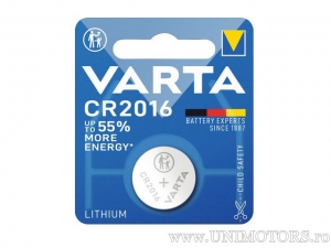 Batterie CR2016 au lithium 3V 90mAh blister - Varta