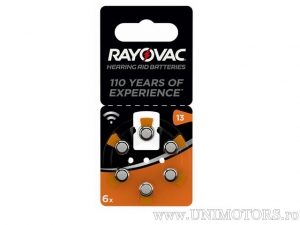 Battery V13 Hearing Aid 1.45V blister set 6pcs - Rayovac