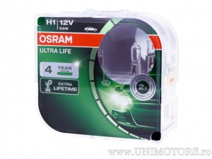 Bec H1 P14.5s Ultra Life 12V 55W set 2buc - Osram