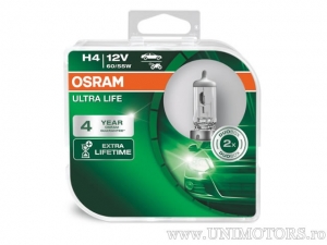Bec H4 P43t Ultra Life 12V 60/55W set 2st - Osram