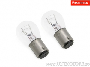 Bec P21/5W BAY15D JMP Naos 12V 21/5W blister set 2buc - JM