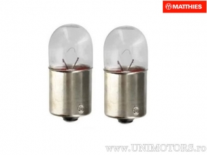 Bec R5W BA15S JMP Naos 12V 5W blister (set 2 bucati) - JM
