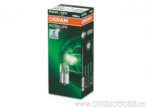 Bec R5W BA15S Ultra Life 12V 5W (set 10 bucati) - Osram