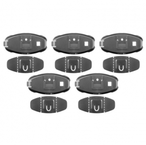 Befestigungskit mit Klebstoff für Interphone Intercom Modell Active/Connect Motorradhelm (5-teiliges Kit)