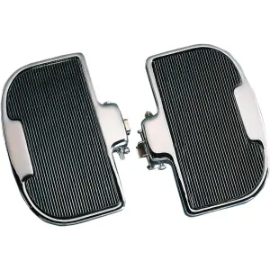 Beifahrer-Fußstützen chrom – Schwarz, Chrom, Poliert – DS720233