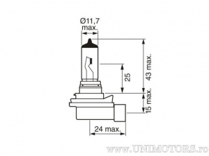 Bek H8 12V 35W - Osram