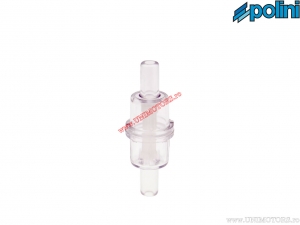 Benzinefilter (diameter 8mm) - transparant - Polini