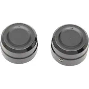 Billet Axle Caps - Black, Semi-Gloss - 02140831