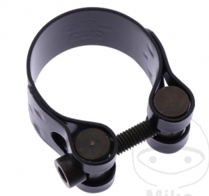 Black 38mm Exhaust Clamp BLACK SITO - JM