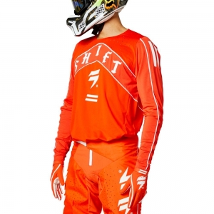 BLACK LABEL VEEM JERSEY [ORG/WHT]: Größe - L