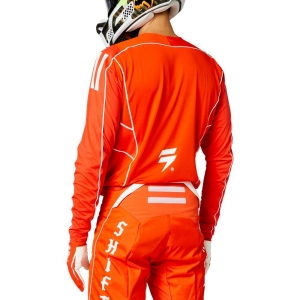 BLACK LABEL VEEM JERSEY [ORG/WHT]: Tamanho - M