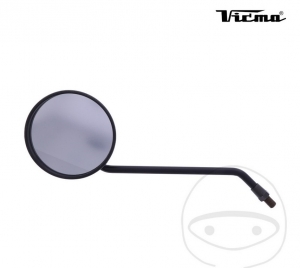Black left-right universal round mirror Vicma M10 mm - JM