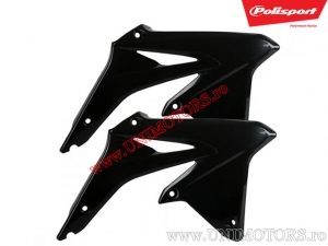 Black radiator fairing - Suzuki RM-Z 450 ('08-'17) - Polisport