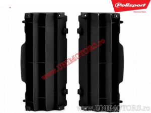 Black radiator guards Husqvarna FC / FE / TC / TE / KTM EXC / EXC-F / SX / SX-F - Polisport