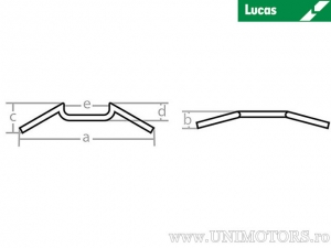 Black steel handlebar 