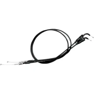 Black Vinyl Throttle Cable - Black - +76 mm (3") - 06501052
