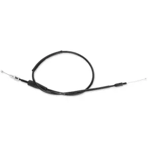 Black Vinyl Throttle Cable - Black, Flat - 06501231