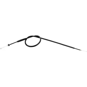 Black Vinyl Throttle Cable - Black, Flat - 06501324