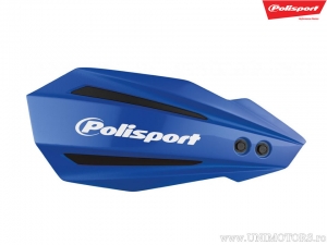 Blaues Ersatz-Plastikset Handprotektoren Bullit - Polisport
