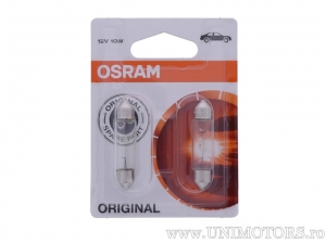 Blister SV8.5-8 12V 10W L: 36mm 2st - Osram