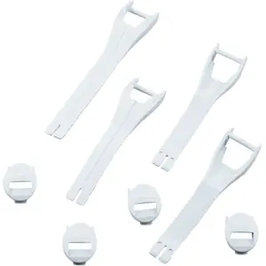 Blitz XP MX Boot Straps - White - Adult - 34300874
