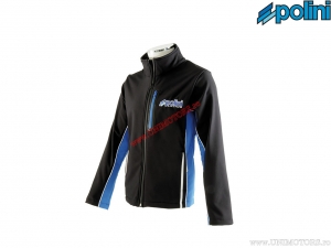 Blouson Evo (taille S) - noir / bleu - Polini