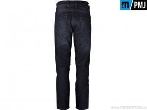 Blugi moto / casual PMJ Jeans VOY18 Voyager Long Denim Blue (albastru inchis) - PM Jeans